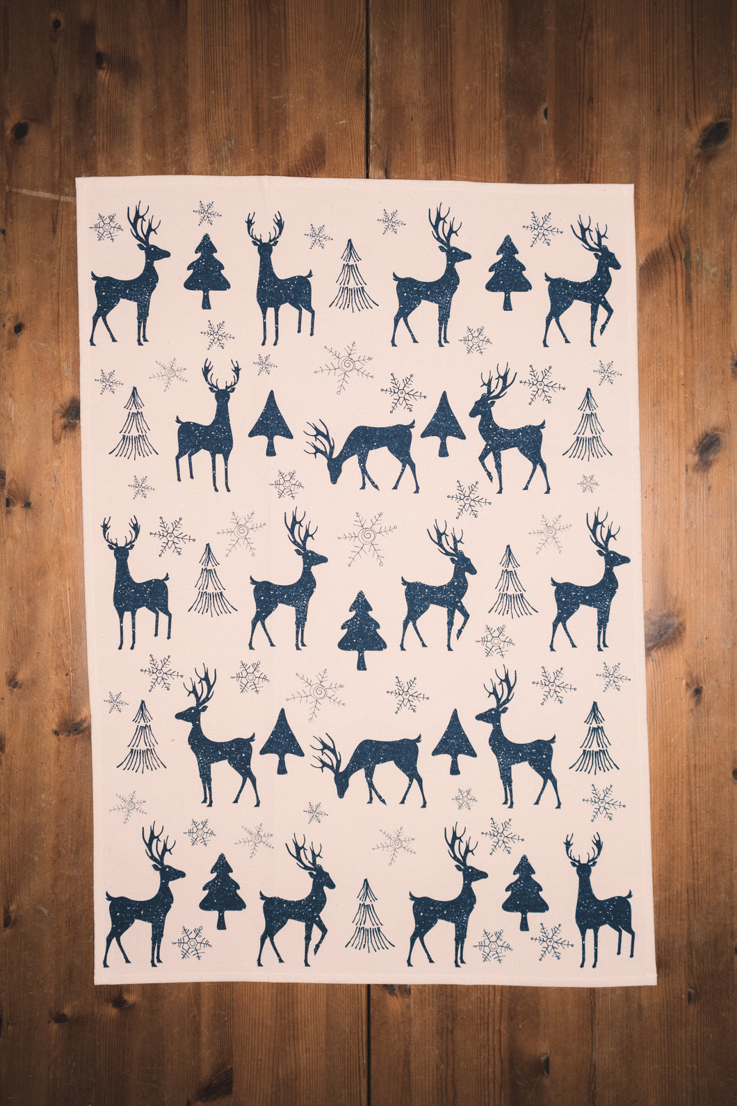 Tea Towel - Reindeer in the forest